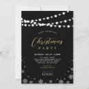Search for string lights christmas invitations Gold