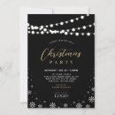 Search for company christmas invitations Gold