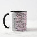 Search for pink zebra mugs Stylish