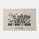 Search for no soliciting signs Housewarming