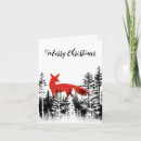 Search for red fox christmas cards Forest