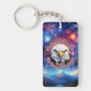 Search for landing eagle key rings Red white and blue
