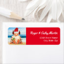 Search for funny return address labels Beach
