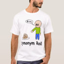 Search for synonyms tshirts Pun