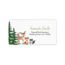 Search for baby animal return address labels Forest animals