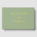 Search for green sage guest books Elegant