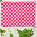 Search for hot pink tea towels Chequered