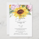 Search for sunflower shower wedding invitations Floral