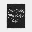 Search for brother blankets Santa