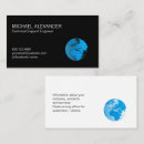 Search for global business cards Earth