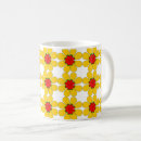 Search for yellow daisy mugs Red