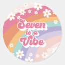 Search for birthday girl seven stickers Pink