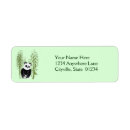 Search for bamboo return address labels Black and white
