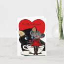 Search for retro cat valentines day cards Romance