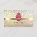 Search for gold cupcake business cards Sweets