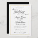 Search for elegant gold foil wedding invitations White