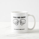 Search for coming and going mugs Don't come back