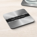 Search for stainless steel coasters Silver