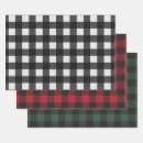 Search for green and black buffalo plaid wrapping paper White