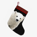 Search for polar bear christmas stockings Snow