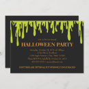 Search for slime party invitations Scary
