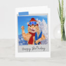 Search for skiing humor postcards Winter