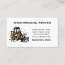 Search for snow shoveling business cards Ploughing