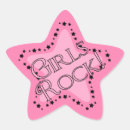 Search for girls rock stickers Star