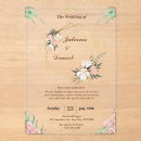 Search for clear invitations Pink