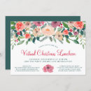 Search for luncheon christmas invitations Floral
