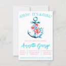 Search for anchor baby shower invitations White
