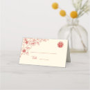 Search for chinese place cards Red