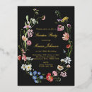Search for masters party invitations Watercolor floral