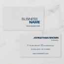 Search for simple one sided business cards For him