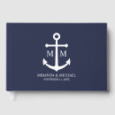 Search for navy blue wedding guest books Minimalist
