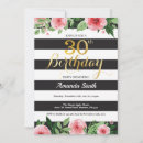 Search for floral 30th birthday invitations Adult birthday party