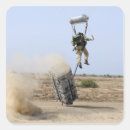 Search for parachuters labels Rescue