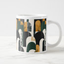 Search for black and white abstract mugs Pattern