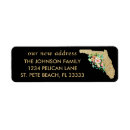 Search for tropical return address labels Change of address