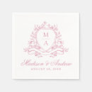 Search for pink and green monogram napkins Simple