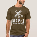 Search for professional hairdresser tshirts Haircut