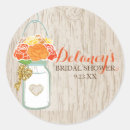 Search for mason jar bridal shower stickers Rustic