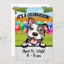 Search for pitbull dog invitations Party