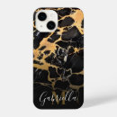 Search for gold marble texture iphone cases Black