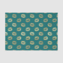 Search for gold and teal tissue paper Vintage