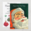 Search for 1950s christmas invitations Santa claus