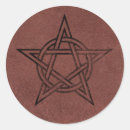 Search for red pentacle stickers Occult