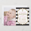 Search for black and white christening invitations Cross