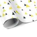 Search for black and yellow wrapping paper For her