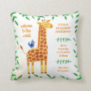 Search for giraffe cushions Birth stats